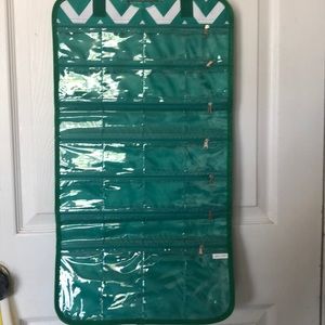 Hanging Chevron jewelry organizer